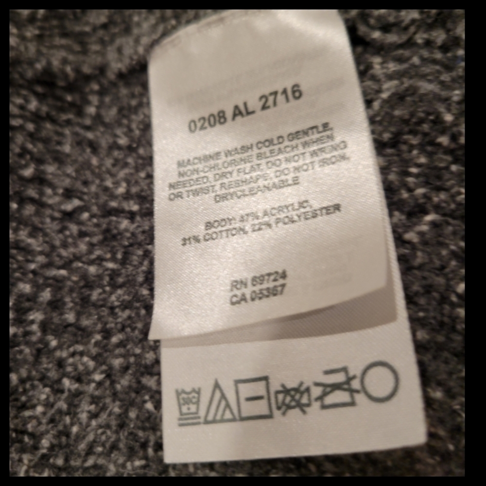 Columbia gray tweed mock zip up sweater - Picture 4 of 9